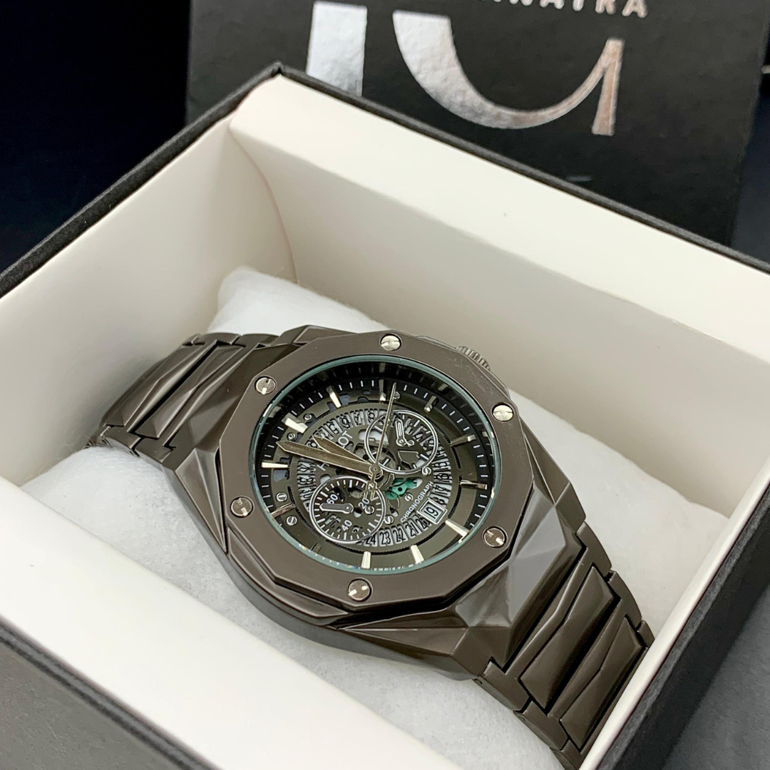 Hublot Diamond Cut Skeleton Watch