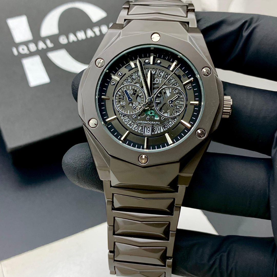 Hublot Diamond Cut Skeleton Watch